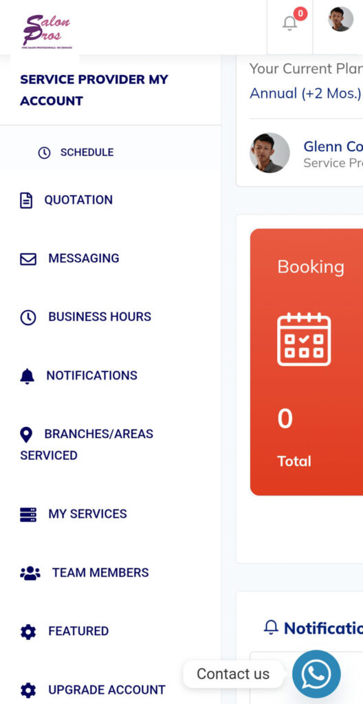 Areas Served and Upgrade Your Account