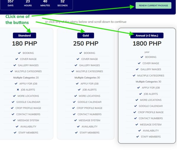 Step 2 click one of the buttons