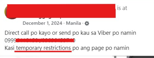 messenger restrictions